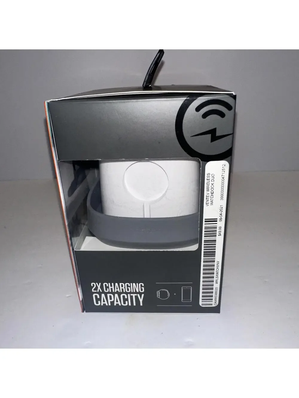 Ventev Wireless Charger Watchdock Duo - Qi 10W Fast Charger for Apple Products